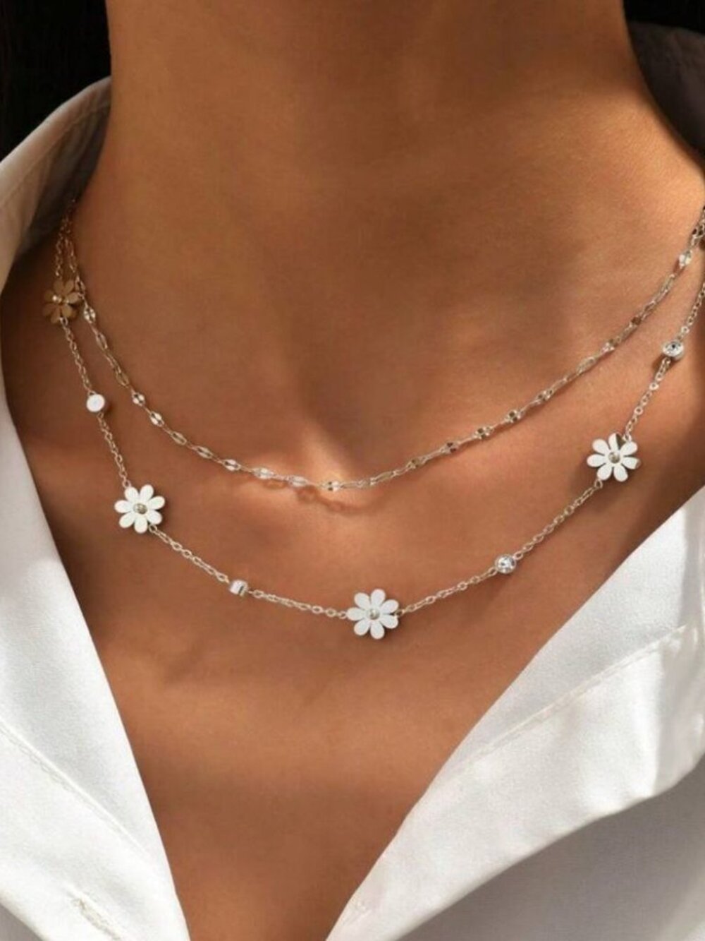 Flower necklace1543